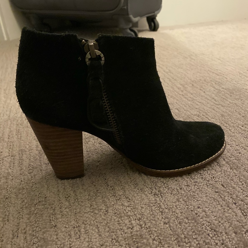 Splendid Black Suede Bootie